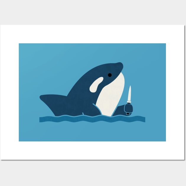 Killer Whale Wall Art by HandsOffMyDinosaur